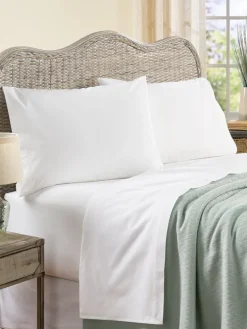 Open-Stock Resin-Free Portuguese Cotton Percale Sheets