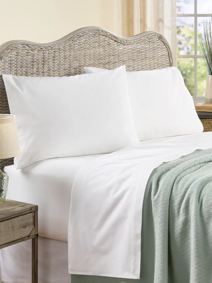 Open-Stock Resin-Free Portuguese Cotton Percale Sheets