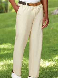 Orton Brothers Classic Comfort Cotton Pants in Stone
