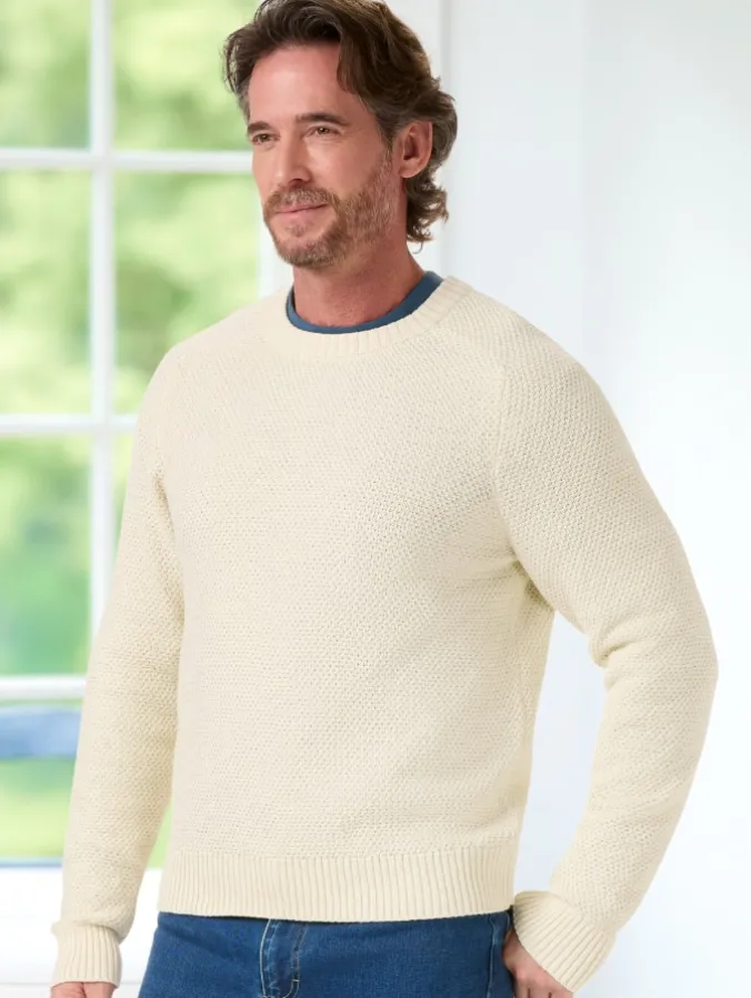 Orton Brothers Cotton Crewneck Pullover Sweater