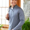 Orton Brothers Double-Knit Quarter-Zip Pullover