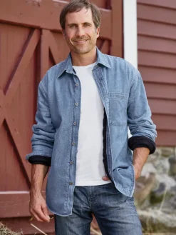 Orton Brothers Fleece-Lined Denim Shirt