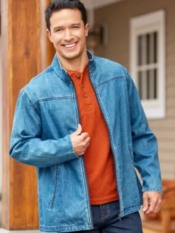 Orton Brothers Full-Zip Denim Jacket