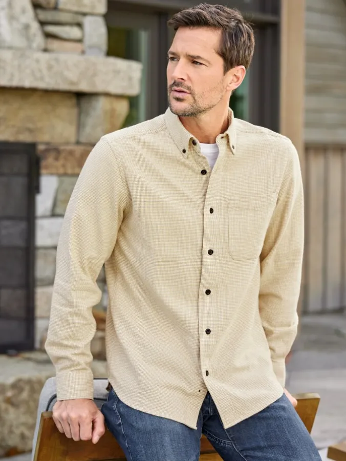 Orton Brothers Houndstooth Flannel Shirt