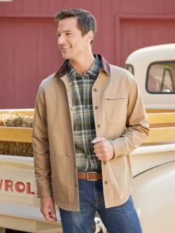 Orton Brothers Lightweight Flannel-Lined Jacket