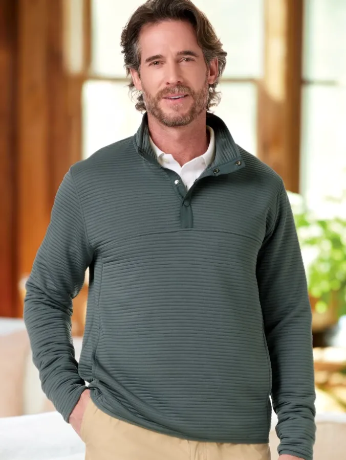 Orton Brothers Lightweight Quarter-Snap Pullover