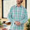 Orton Brothers Madras Cotton Long-Sleeve Shirt