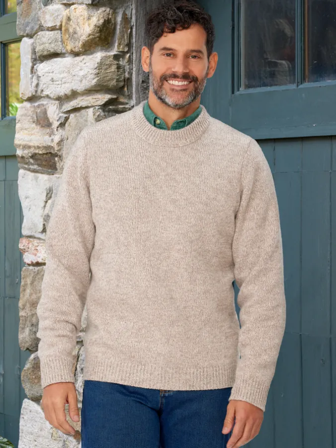Orton Brothers® Men's Lambswool Crewneck Sweater