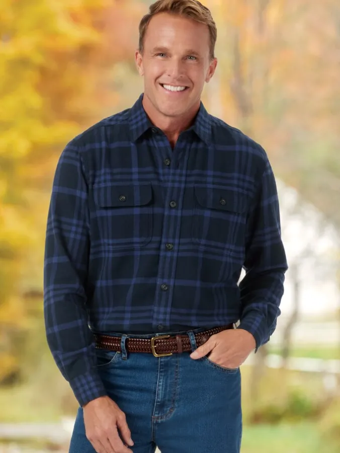 Orton Brothers® Midweight Flannel Shirt