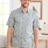 Orton Brothers Paisley Short-Sleeve Cotton Shirt