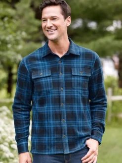 Orton Brothers® Plaid Microfleece Shirt