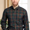 Orton Brothers Plaid Pinwale Corduroy Shirt