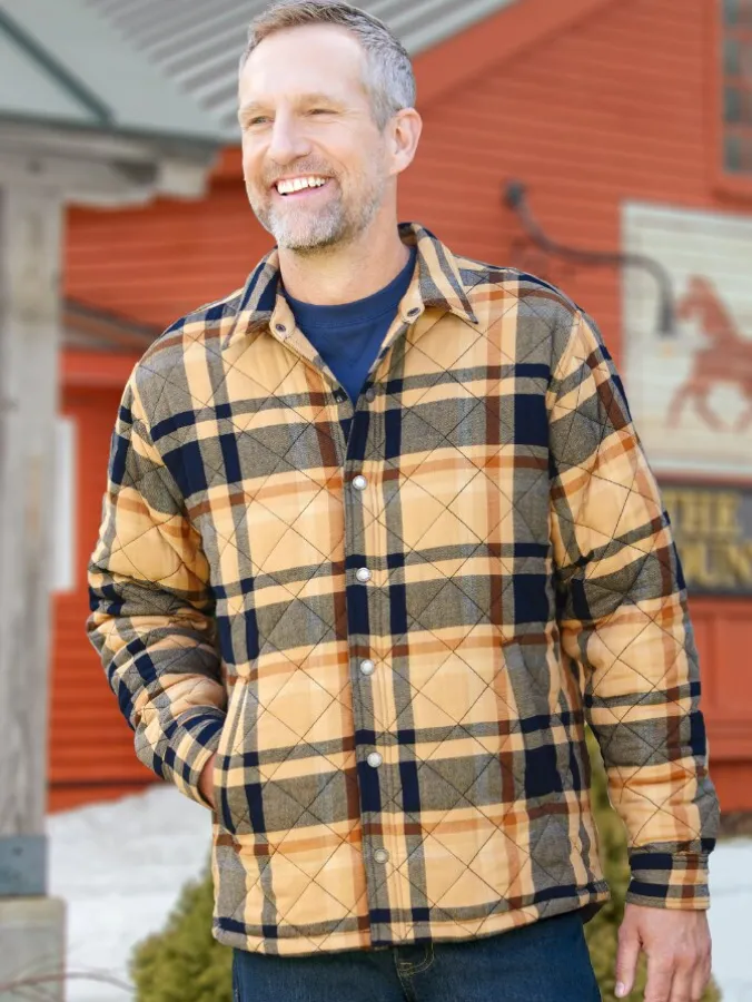 Orton Brothers Quilted Flannel Shirt Jacket