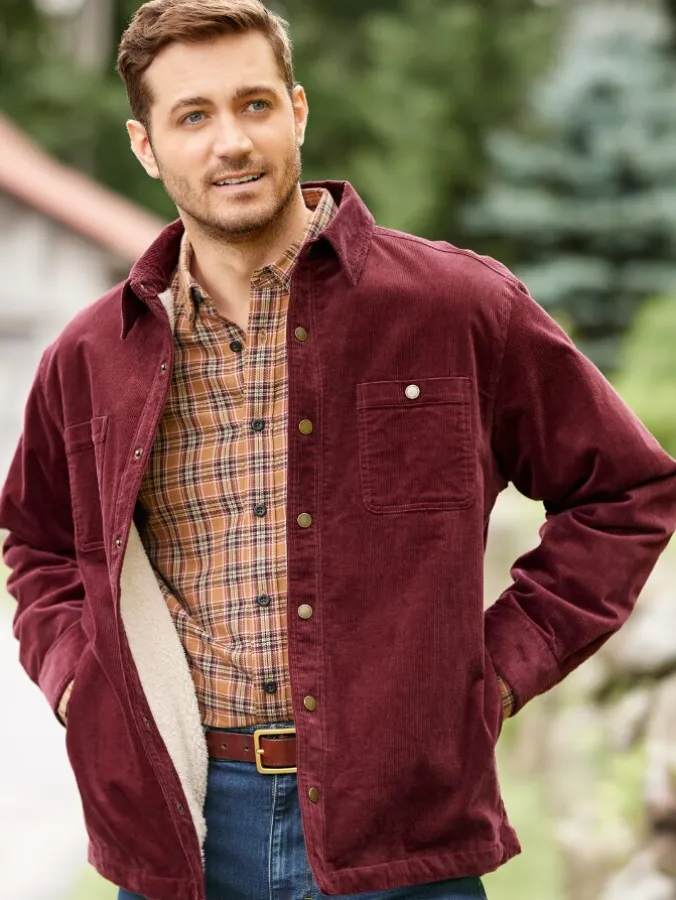 Orton Brothers® Sherpa-Lined Corduroy Shirt