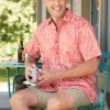 Orton Brothers Short-Sleeve Cotton Batik Camp Shirt