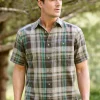 Orton Brothers Short-Sleeve Madras Plaid Shirt