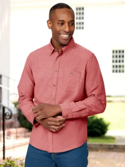 Orton Brothers® Solid Long-Sleeve Oxford Shirt