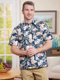 Orton Brothers Tropical Getaway Short Sleeve Cotton Shirt