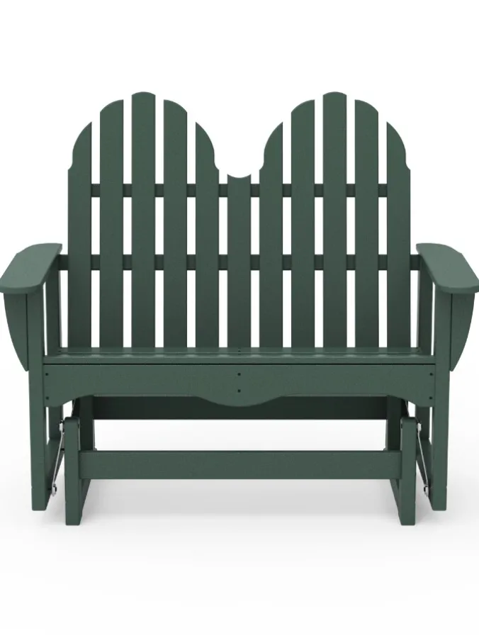 Outdoor Poly Adirondack Slider Bench