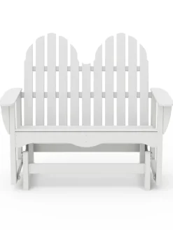 Outdoor Poly Adirondack Slider Bench