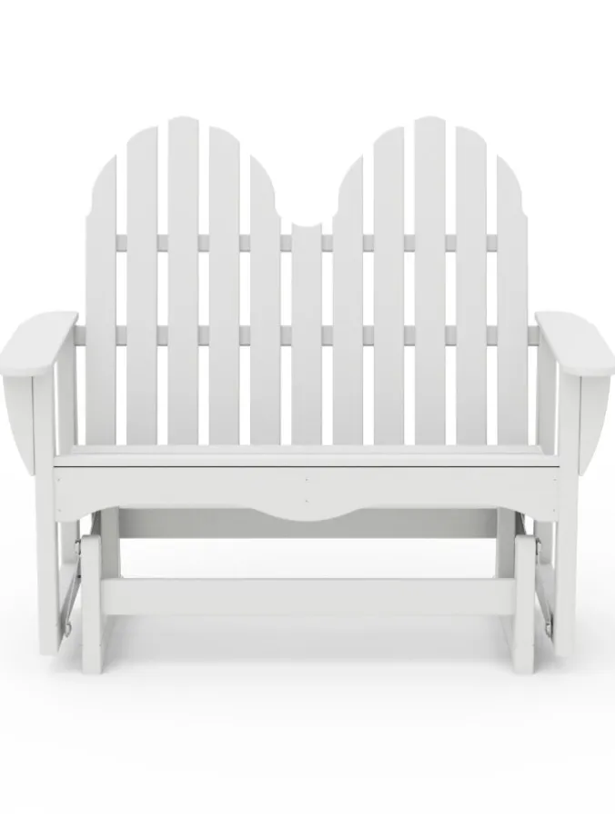Outdoor Poly Adirondack Slider Bench