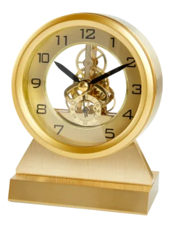Oxford Skeleton-Gear Desk Clock