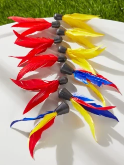 Paddle Ball Replacement Birdies, Set of 10