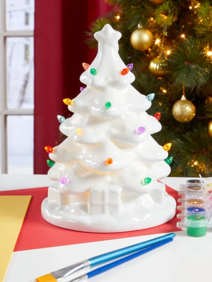 Paint Your Own Ceramic Christmas Tree Craft Kit