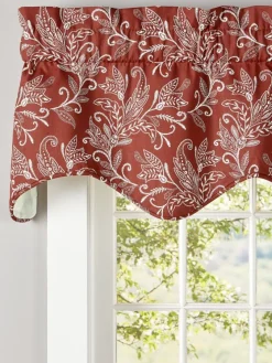 Paisley Forest Lined Rod Pocket Scalloped Valance by Country Curtains®