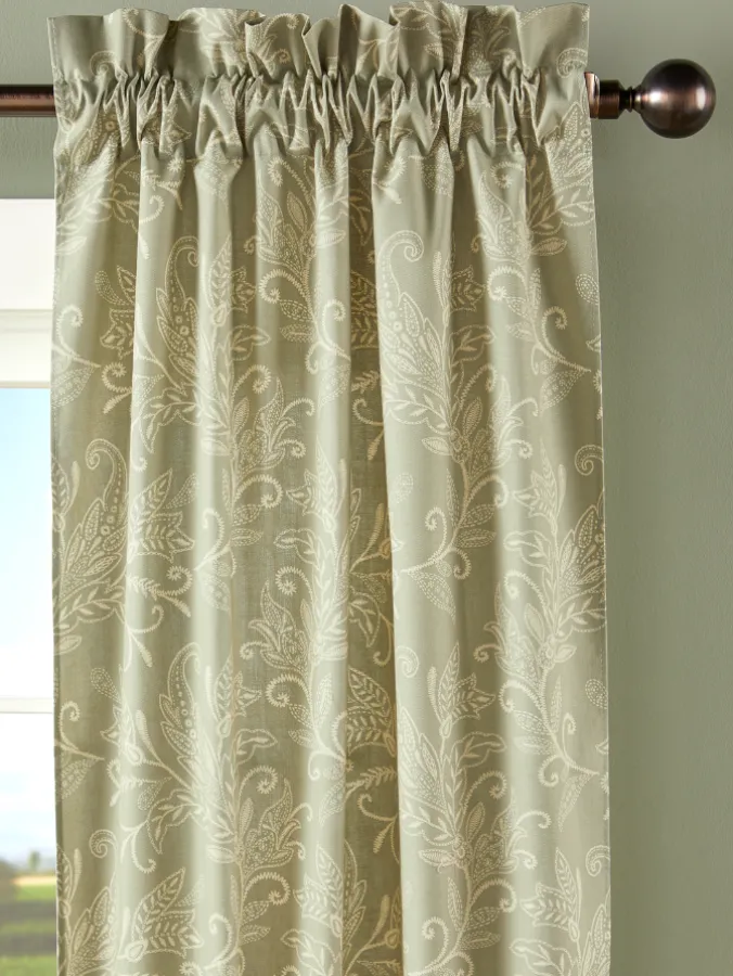 Paisley Forest Rod Pocket Curtains by Country Curtains®