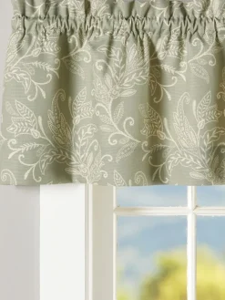 Paisley Forest Rod Pocket Tailored Valance by Country Curtains®