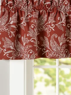 Paisley Forest Rod Pocket Tailored Valance by Country Curtains®