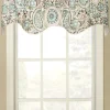 Paisley Palette Lined Rod Pocket Filler Valance