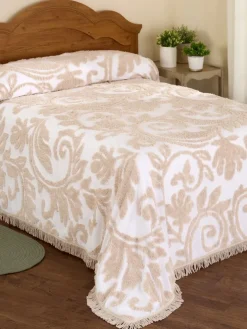 Paisley Swirls Chenille Bedspread
