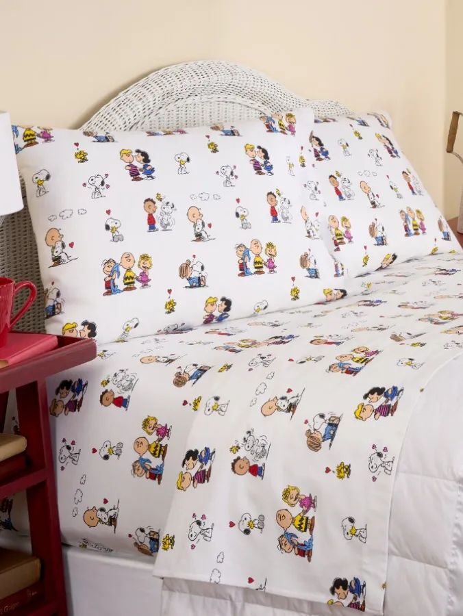 Peanuts Best Friends Portuguese Cotton Flannel Sheet Set