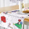 Peanuts Christmas Joy Matte-Finish Oilcloth Table Runner