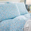 Peanuts Dancing Snoopy and Woodstock Portuguese Cotton Flannel Sheet Set
