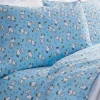 Peanuts Dancing Snoopy and Woodstock Portuguese Cotton Percale Sheet Set