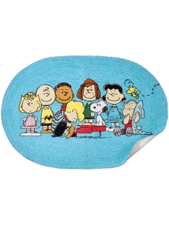 Peanuts Gang Braided Cotton Throw Rug