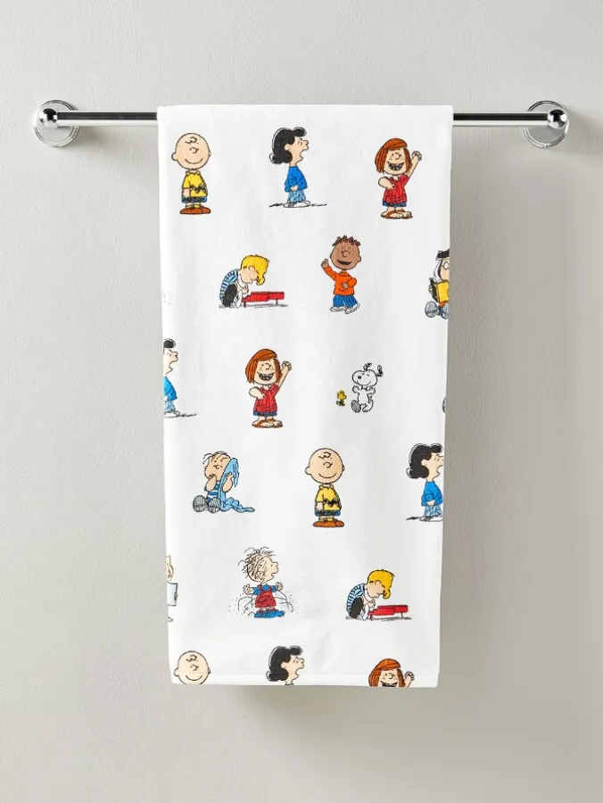 Peanuts Gang Portuguese Cotton Open-Stock Bath Towel Collection