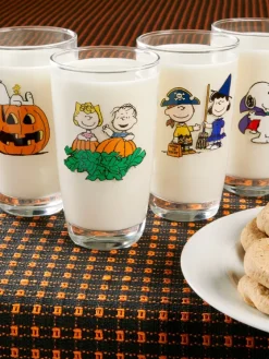 Peanuts Great Pumpkin Drinking Glass, Set of 4