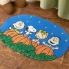 Peanuts Great Pumpkin Halloween Braided Cotton Throw Rug