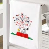 Peanuts Snoopy and Woodstock Americana Cotton Flour Sack Kitchen Towel, Set of 2