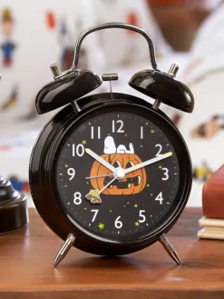 Peanuts Snoopy Halloween Twin Bell Alarm Clock