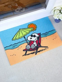 Peanuts Snoopy's Beach Day Indoor/Outdoor Rug and Doormat
