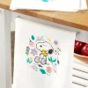 Peanuts Snoopy Spring in Bloom Flour Sack Towel, Set of 2