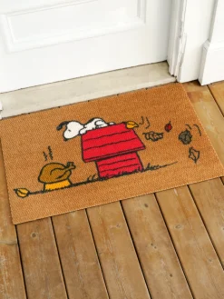 Peanuts Snoopy's Thanksgiving Indoor/Outdoor Rug and Doormat