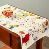 Peanuts Thanksgiving Matte-Finish Oilcloth Table Runner
