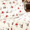 Peanuts Thanksgiving Portuguese Cotton Percale Sheet Set