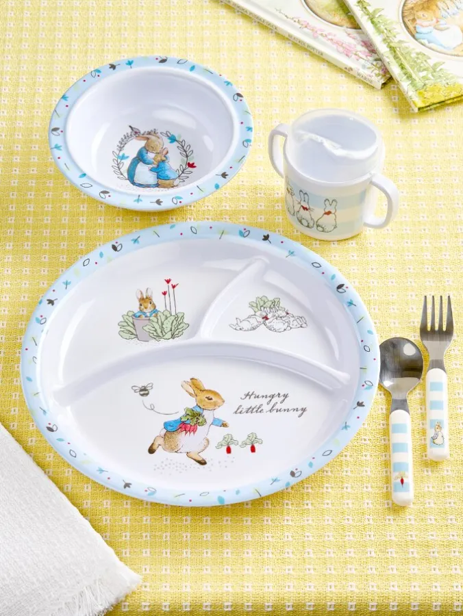 Peter Rabbit Children's Melamine Dinnerware Set